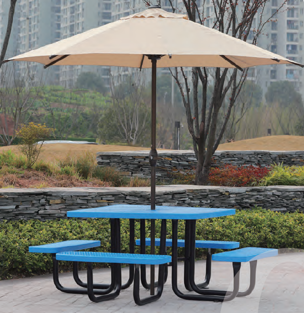 Steel table set